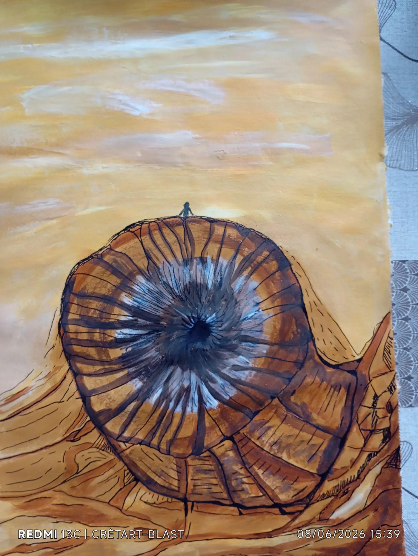 Dune — Acrylique, Crétart-Blast, Abstraction