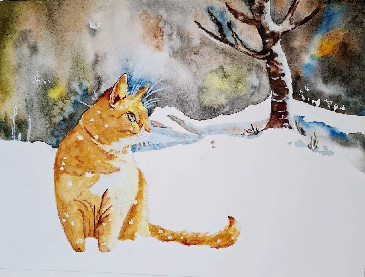 Même pas froid — Aquarelle, 테레즈 하노트, 현대 미술