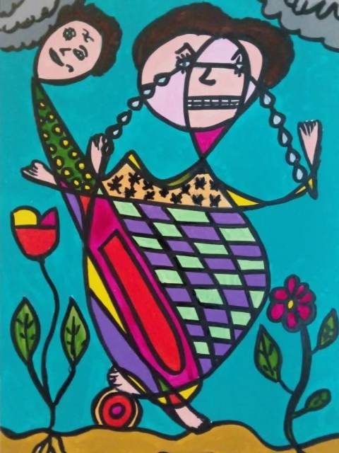 Miscarriage — Acrylique, 2026 — œuvre de CubismishArt, art Abstraction, Figuratif, Art contemporain