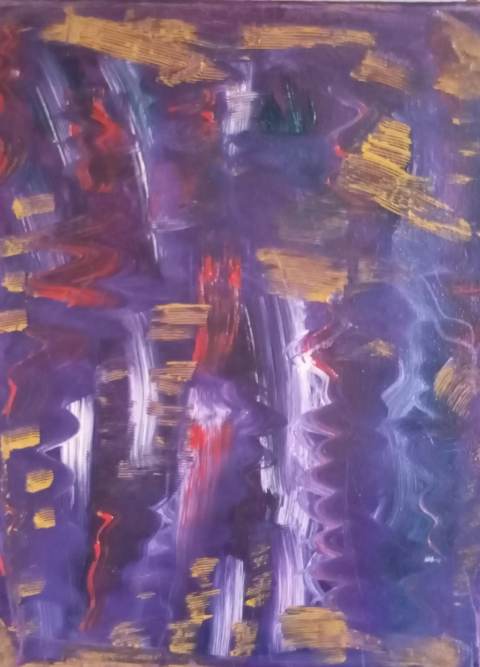 Illusion — Acrylique, 2022 — œuvre de Crétart-Blast, art Abstraction