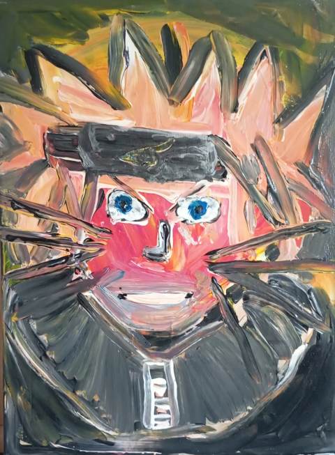 Narutboy — Acrylique, 2023 — œuvre de Crétart-Blast, art Abstraction
