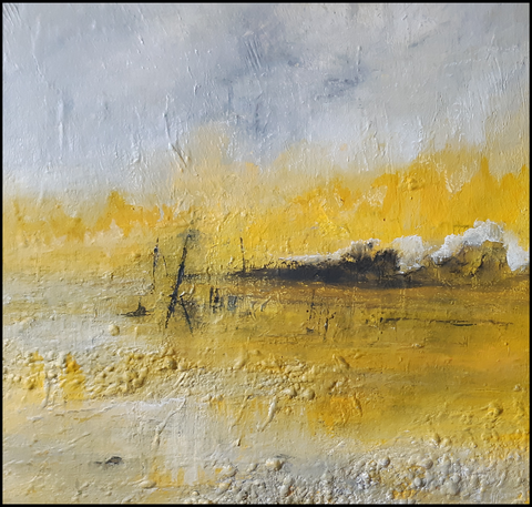 Vapeurs d'automne — Acrylique sur toile, 2025 — œuvre de Mercier-Lutz Danièle, art Expressionnisme abstrait