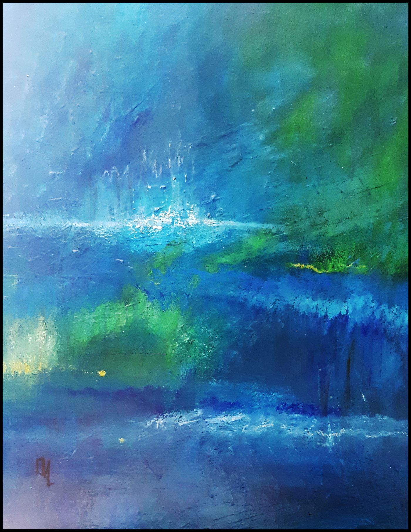 Œuvre L'Univers bleu par Mercier-Lutz Danièle — galerie d'art contemporain