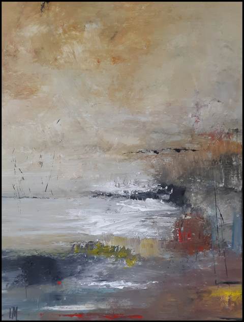 Automnal — Acrylique sur toile — œuvre de Mercier-Lutz Danièle, art Expressionnisme abstrait