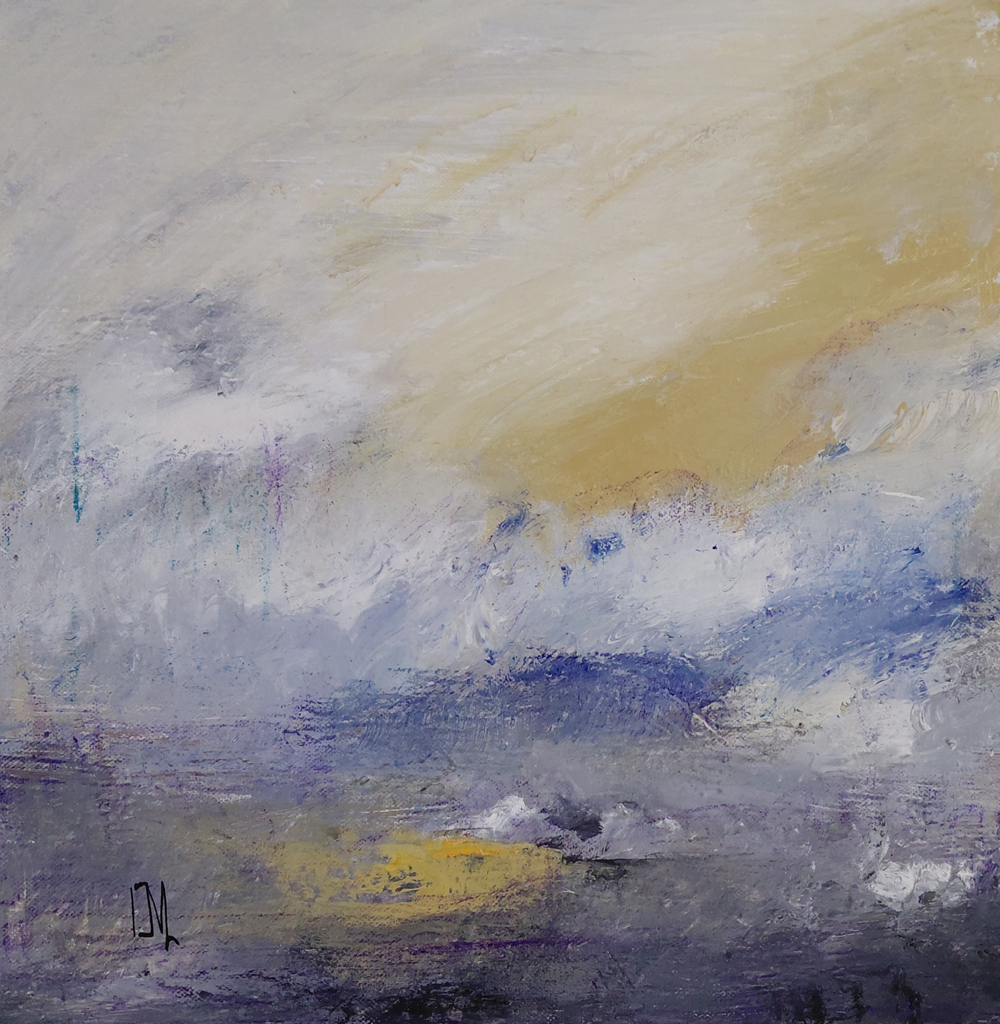 Echo — Acrylique sur toile, 2026 — œuvre de Mercier-Lutz Danièle, art Expressionnisme abstrait