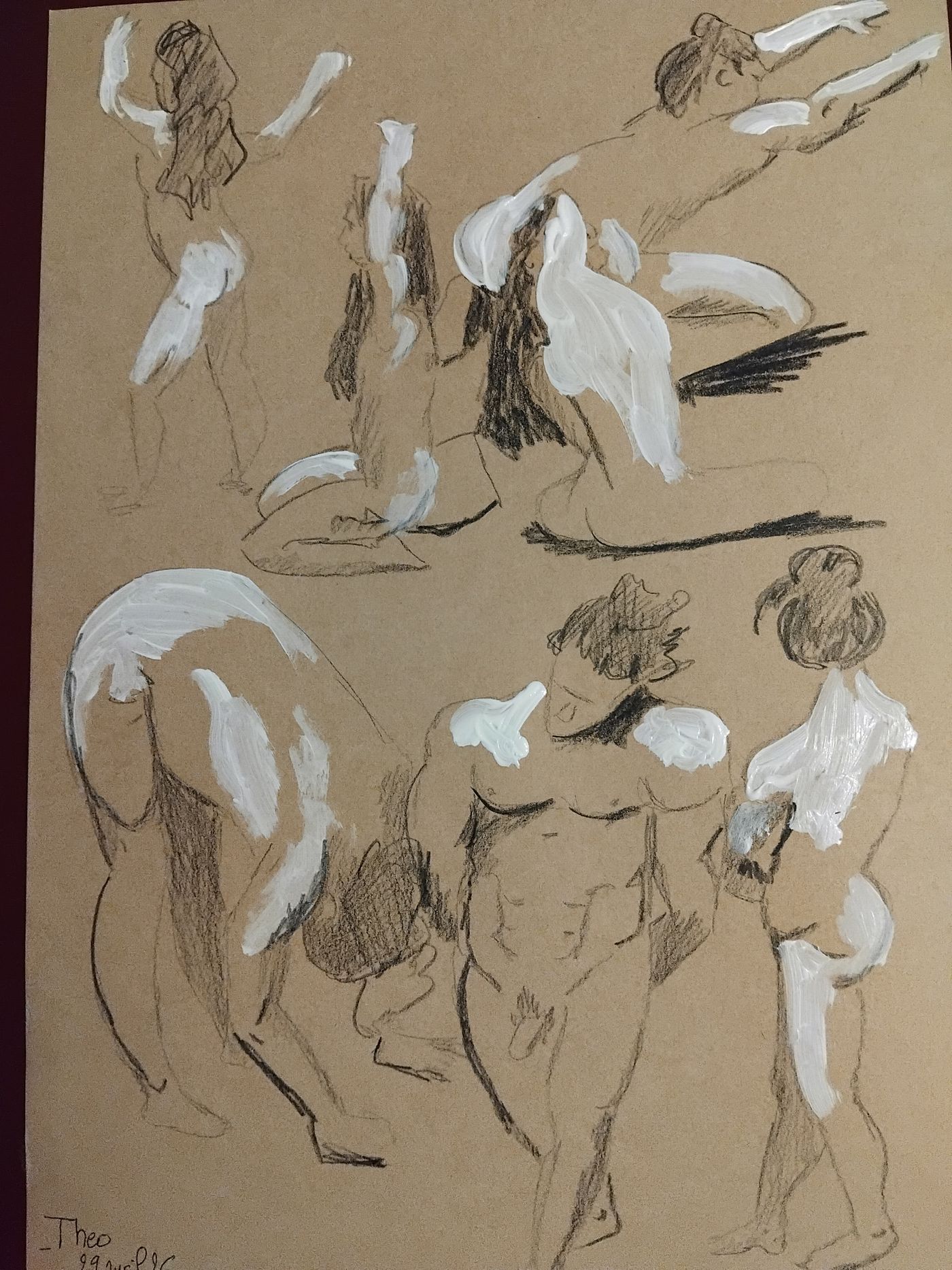 Œuvre ThéO 29 Avril par Florence De martino — galerie d'art contemporain
