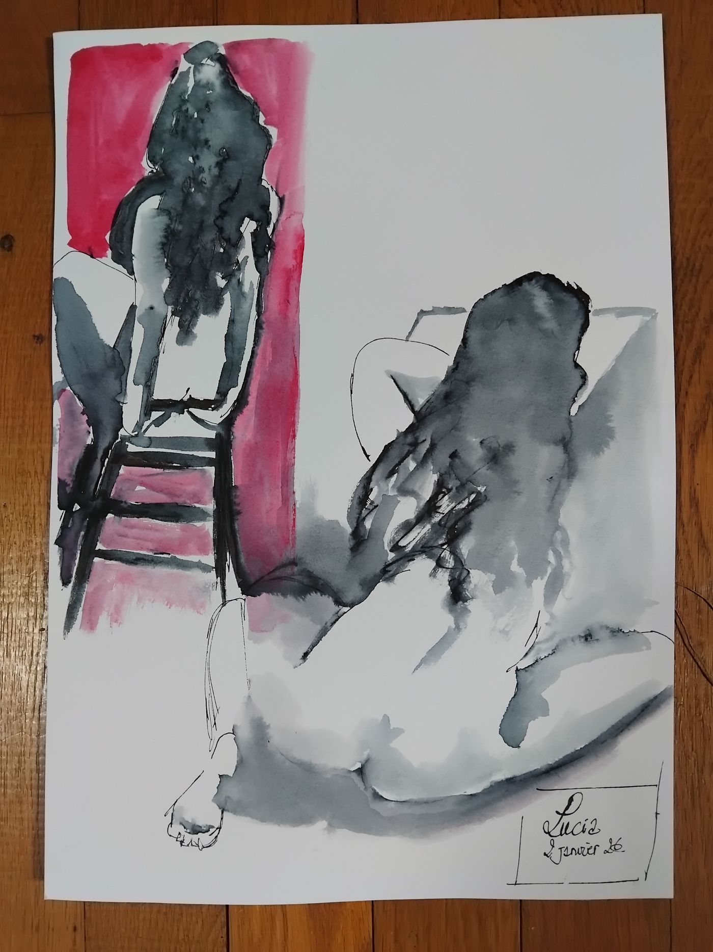 Artwork Lucia 2 Janvier (2) by Florence De martino — contemporary art gallery