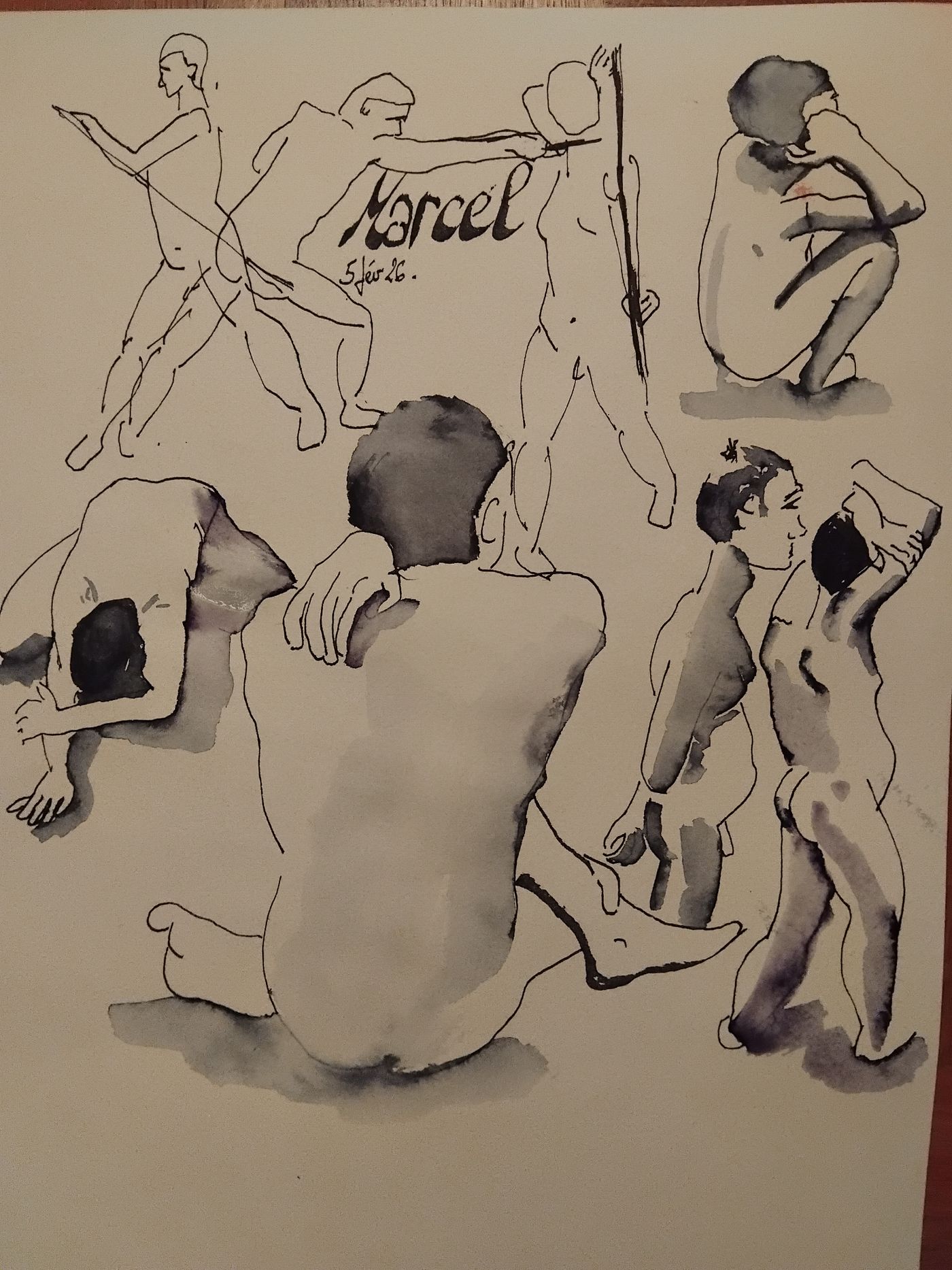 Œuvre Marcel 5 FéVrier (2) par Florence De martino — galerie d'art contemporain