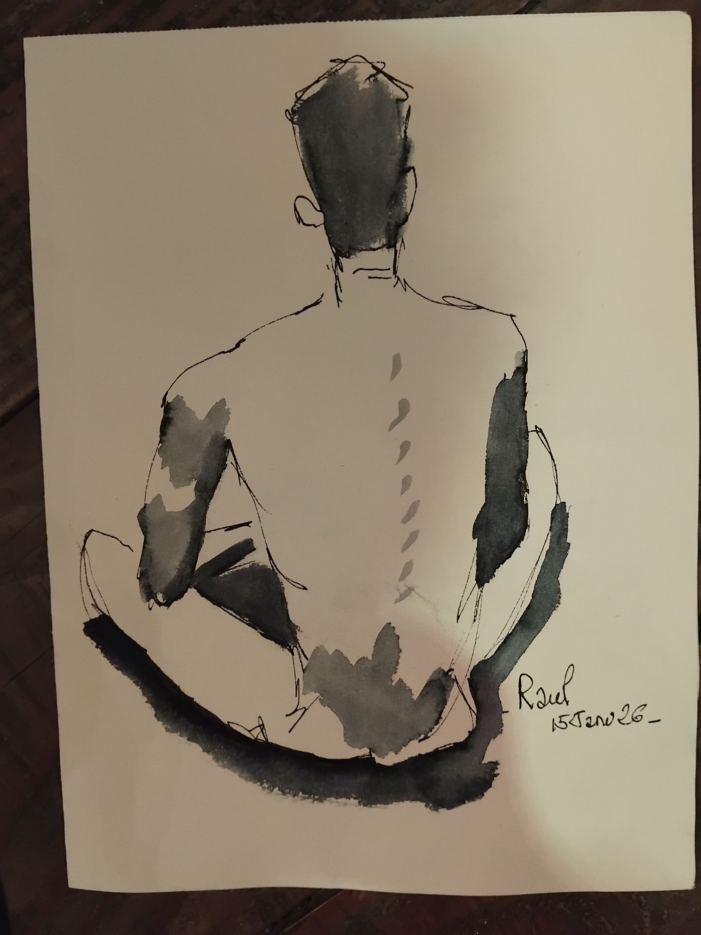 Œuvre Raul 15 Janvier (5) par Florence De martino — galerie d'art contemporain