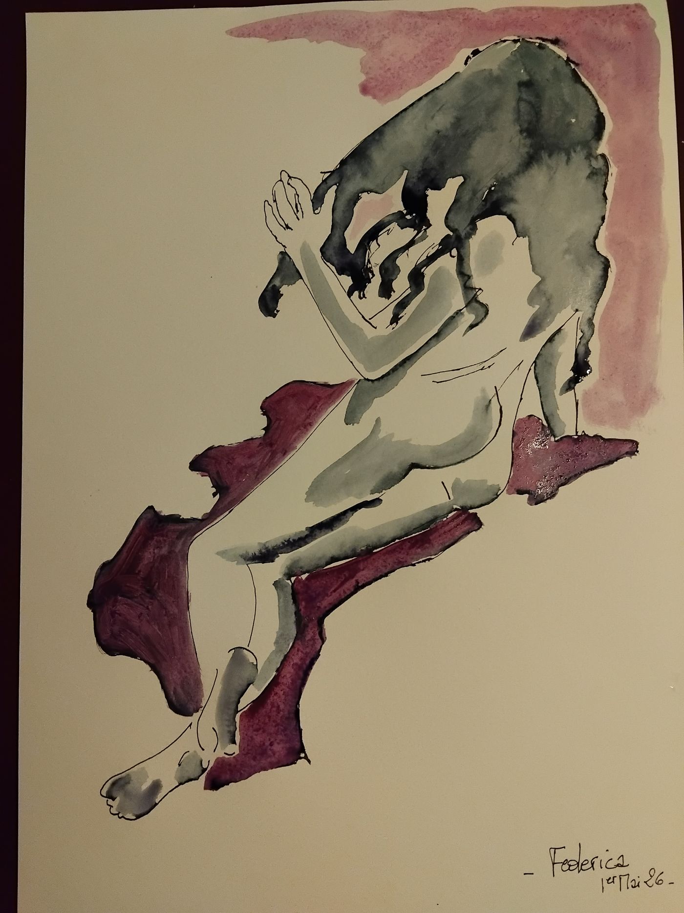 Artwork Federica 1er Mai (3) by Florence De martino — contemporary art gallery