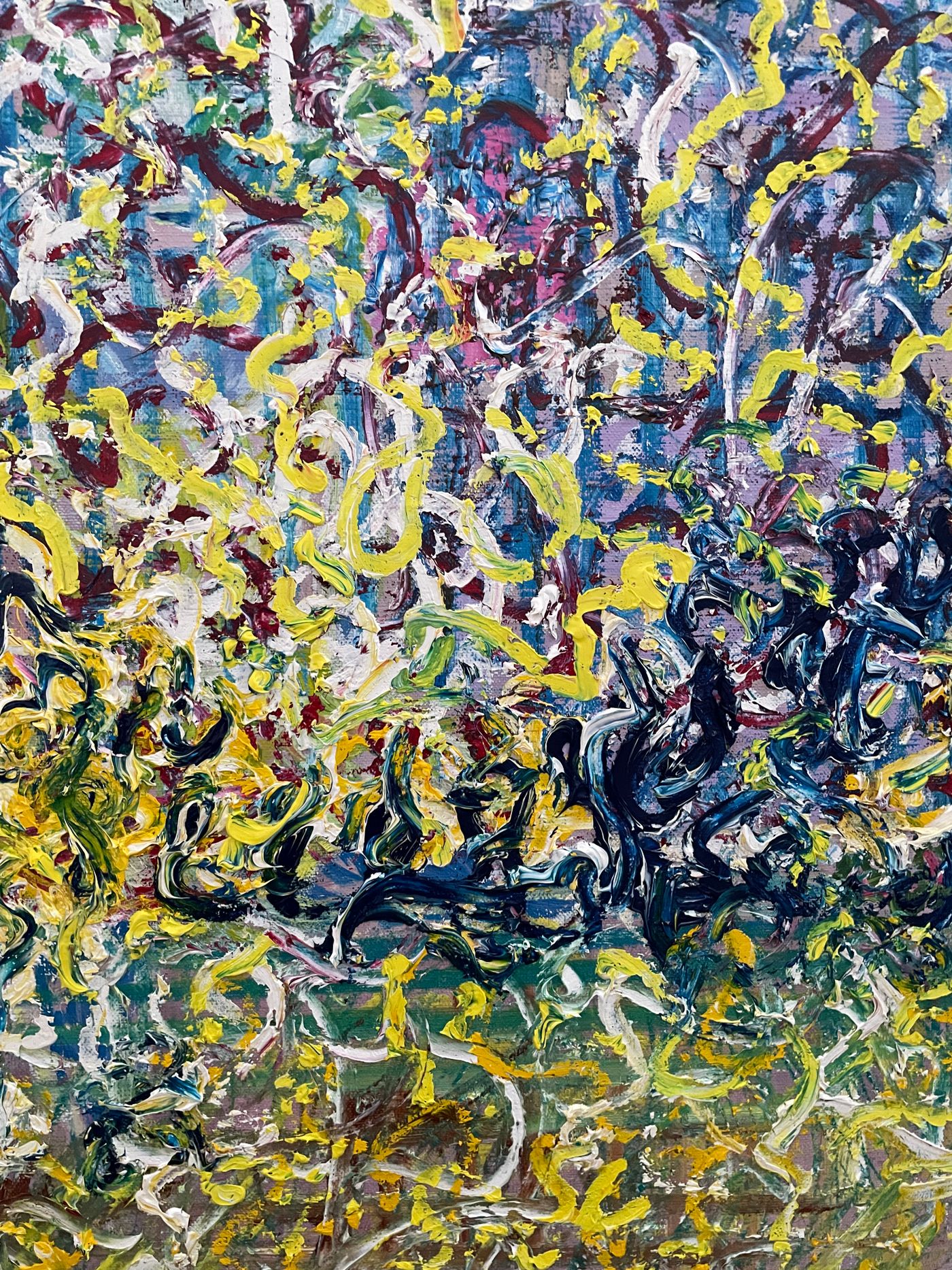 Toile0004 — Huile — œuvre de Rougie, art Expressionnisme