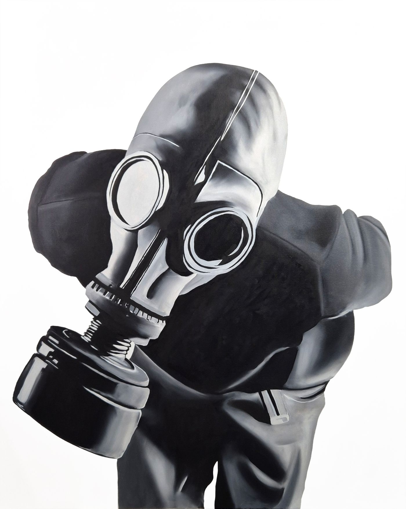 Mask — Oil on canvas — œuvre de MATTHIEU DEBANO