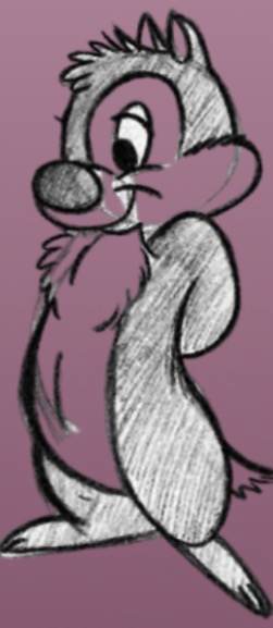 Dessin Disney sur papier tic et tac, 2026 — œuvre de Lola Petit, art Pop Art