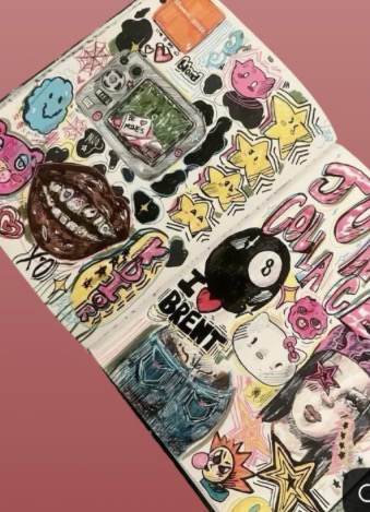 Cahier de dessin personnalisé — Lola Petit