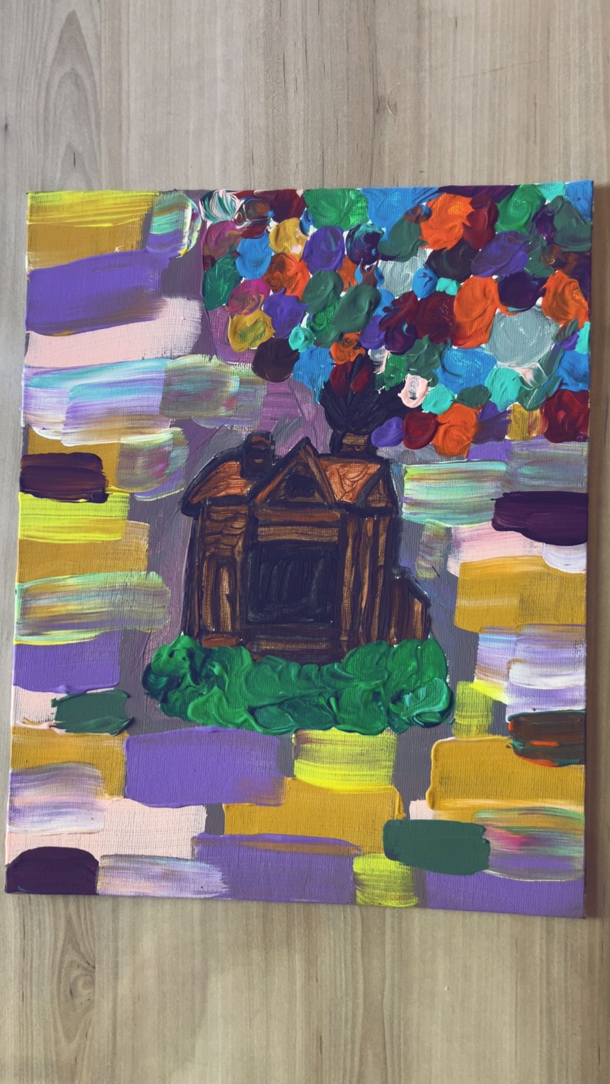 作品 Peinture La haut Disney — Lola Petit