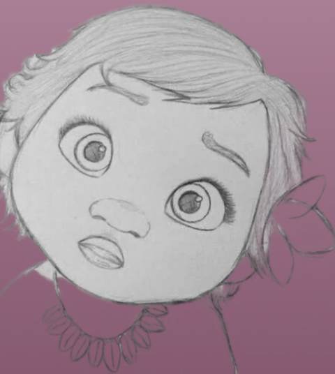Dessin vaiana — Lola Petit