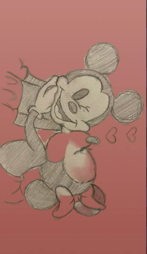 Dessin mini et Mickey — Lola Petit