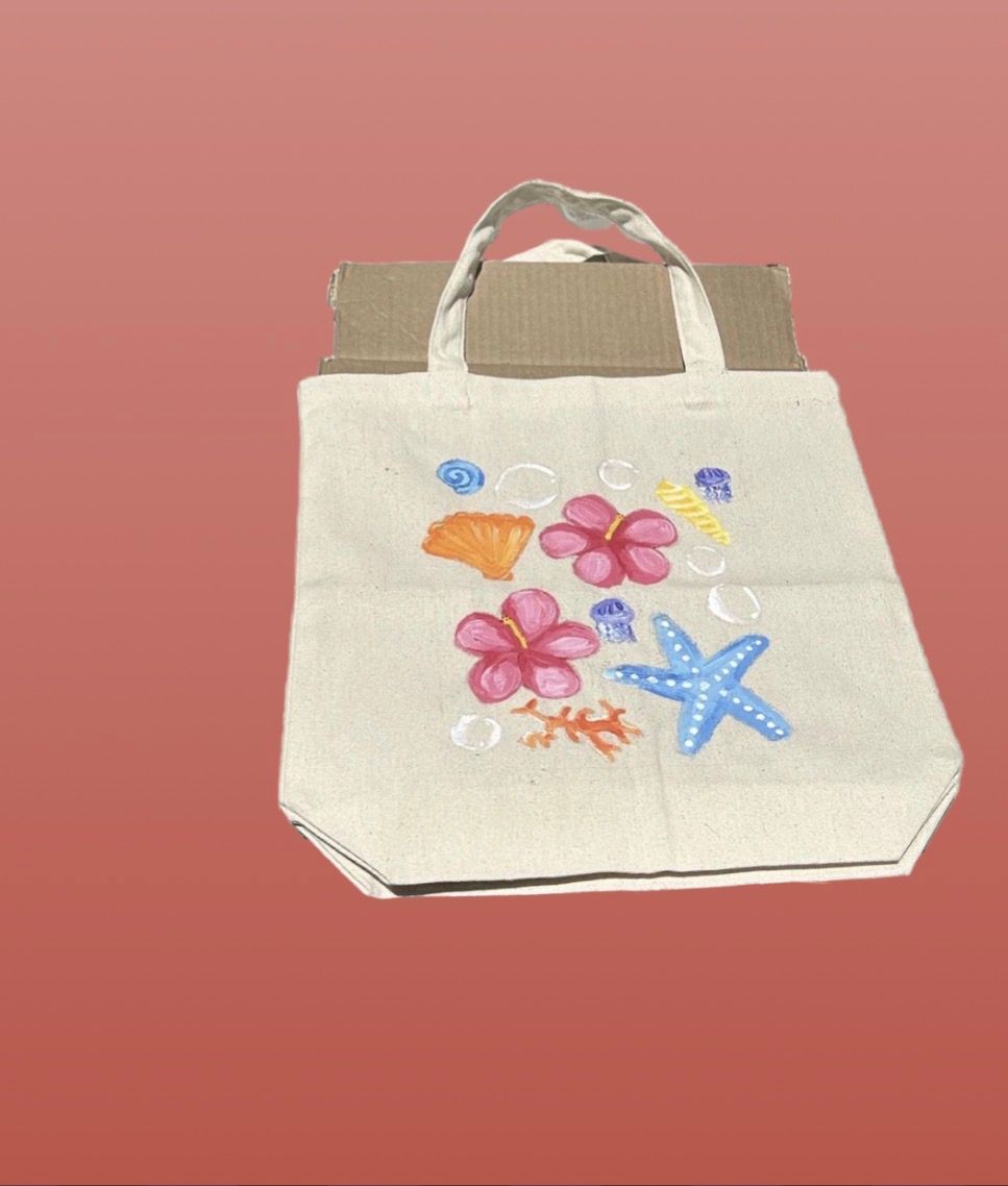 Sac en toile personnalisée — Gouache, 2026 — œuvre de Lola Petit