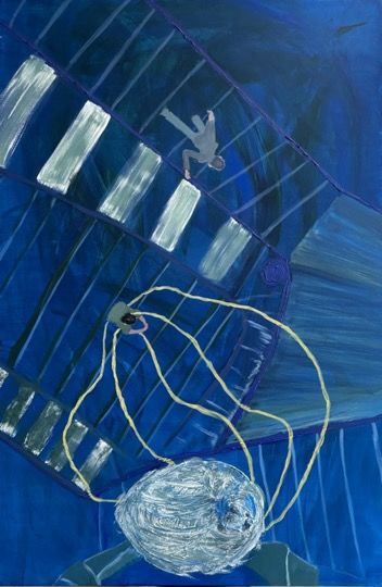 Dreams: Lost, search, find — Acrylique, 2026 — work by Maeve Kneafsey