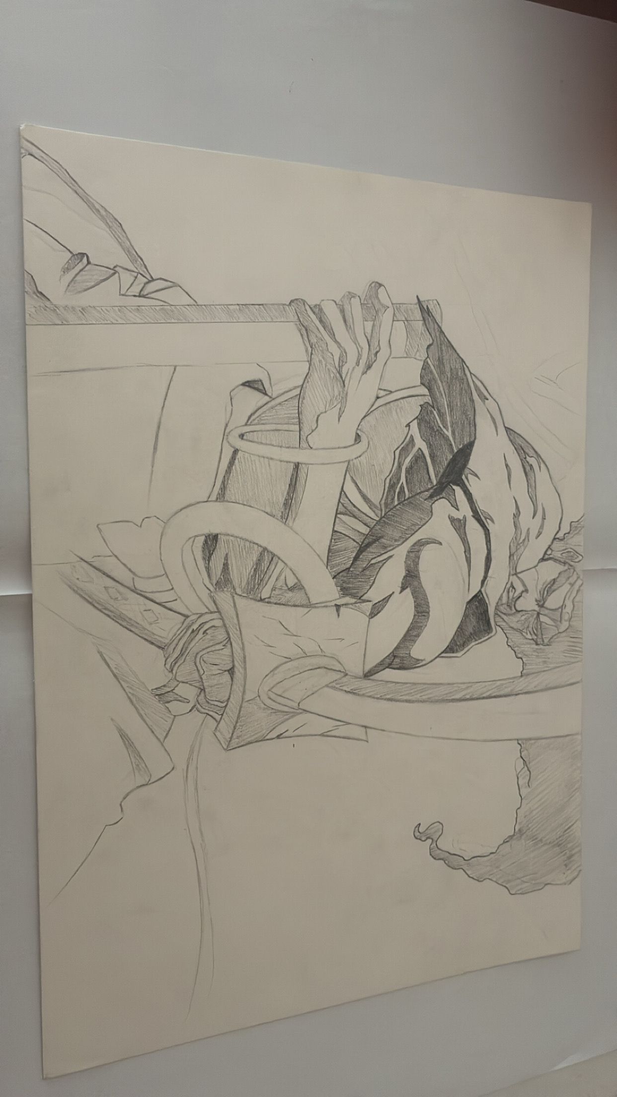 Sabreurs — Crayon à papier — œuvre de Dh13k