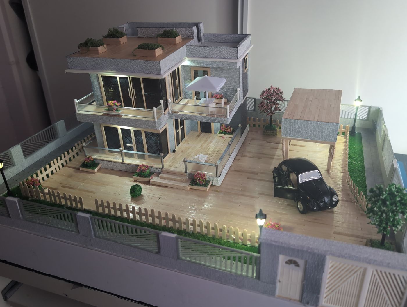 Maquette maison, 2026 — œuvre de ABDELKRIM MANSOURI, art Maquettisme