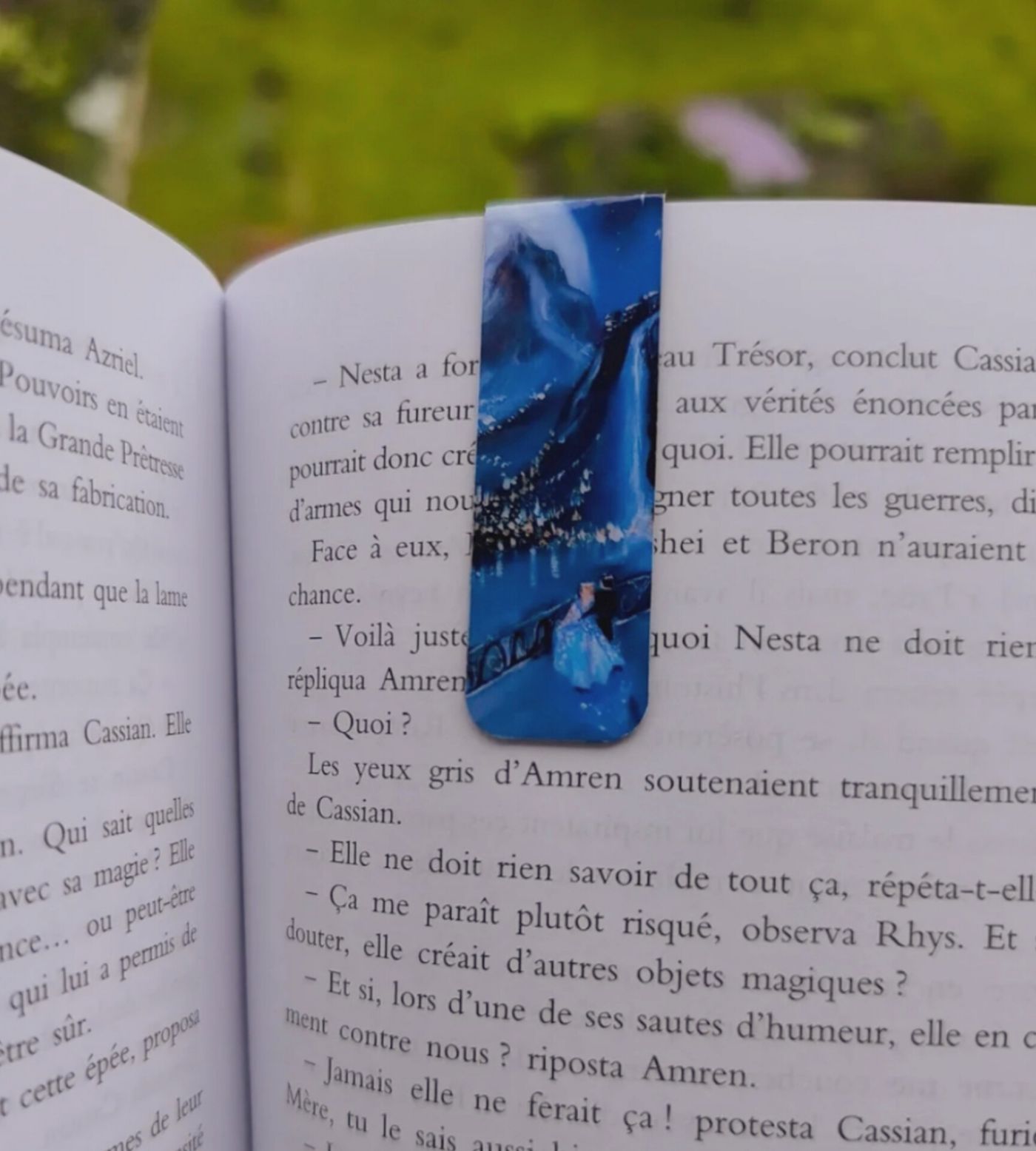 Marque-page Velaris — Huile sur toile, 2025 — œuvre de Mydreamery