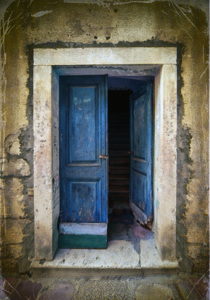L'Inconnu derrière la Porte — Photographie numérique, 2026 — œuvre de antoine marelle