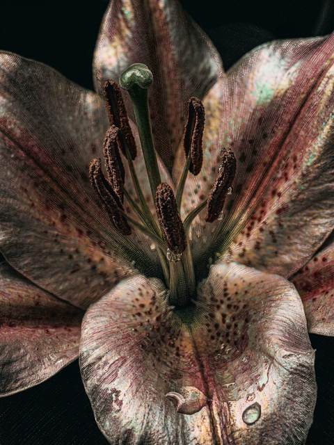 L’âme d’un lys — Photographie numérique, 2026 — œuvre de antoine marelle, art Photographie d'art