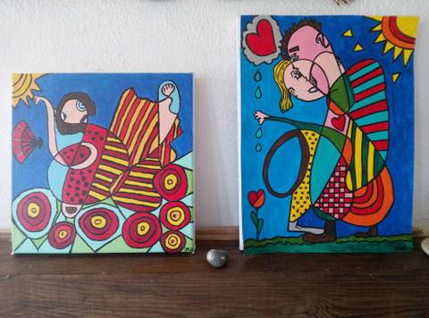 Flamenco et Danse de l'Amour — CubismishArt
