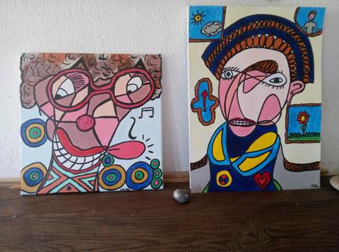 Le Clown et l'Empereur — CubismishArt
