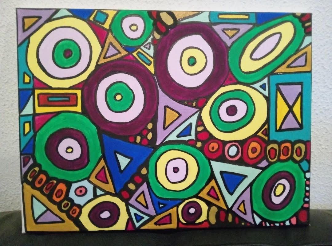 Platines — Acrylique sur toile, 2026 — work by CubismishArt