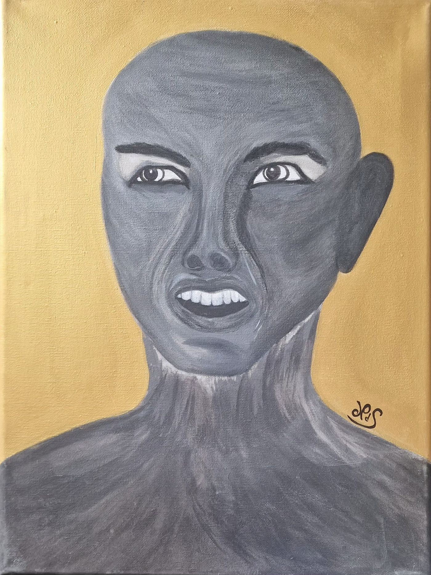 Or septique — Acrylique sur toile — œuvre de Louison May