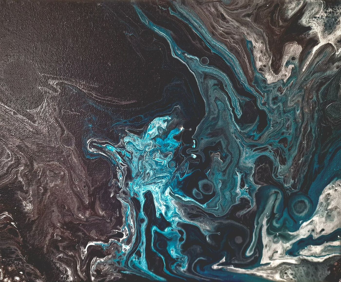 Adieux volants — Acrylique sur toile — œuvre de Louison May