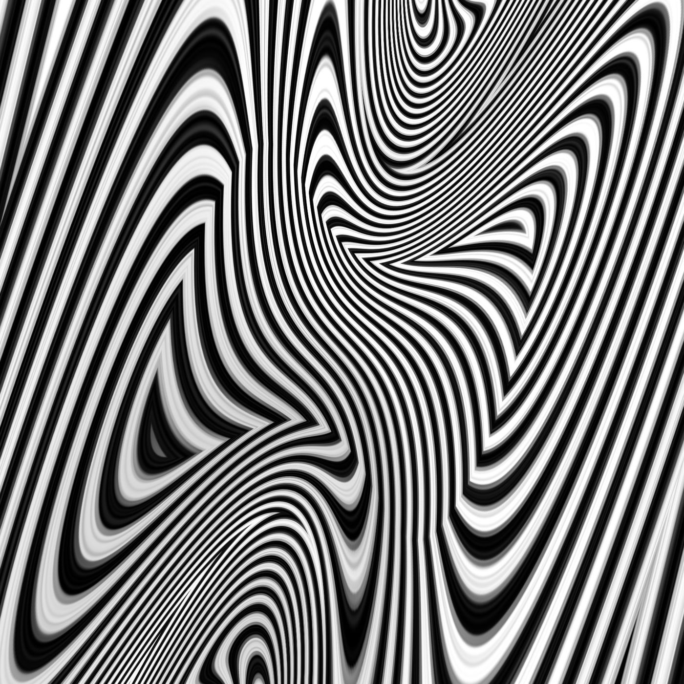 Monochromic linear — Digital art 6h de travail — œuvre de Edln23