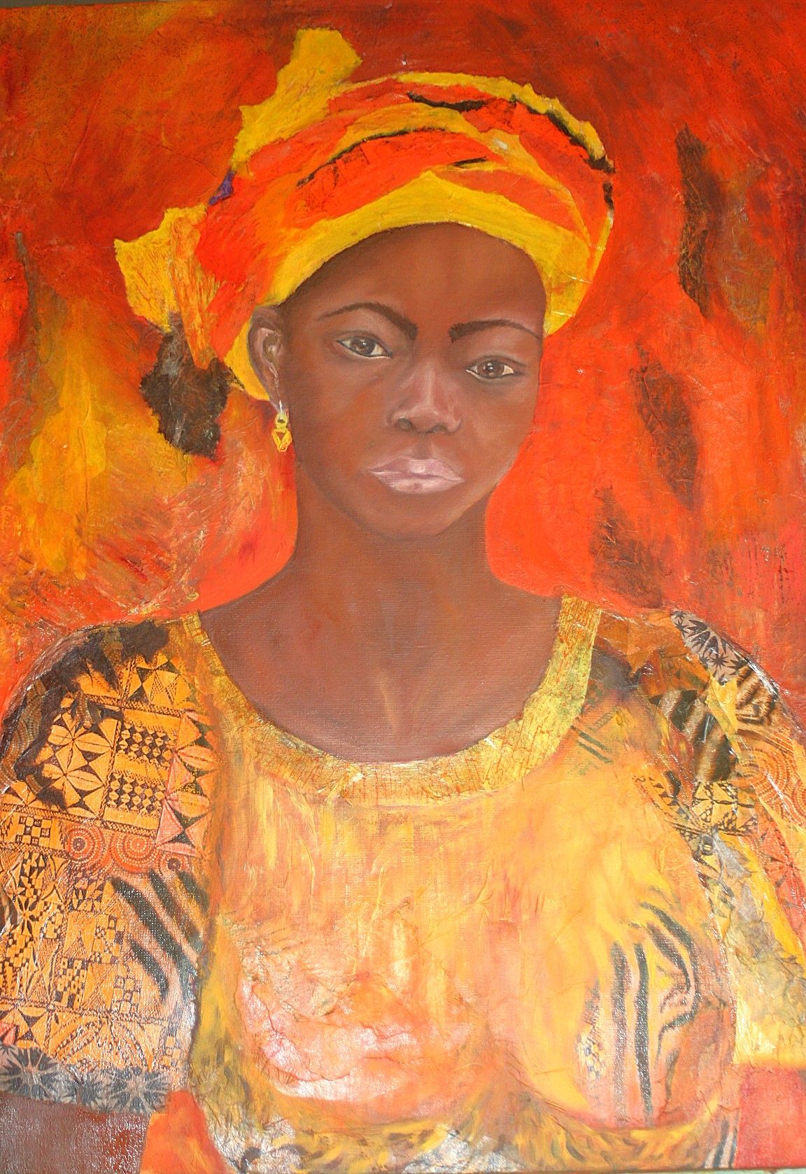 Elégante — Technique mixte, 2008 — œuvre de JAZZ