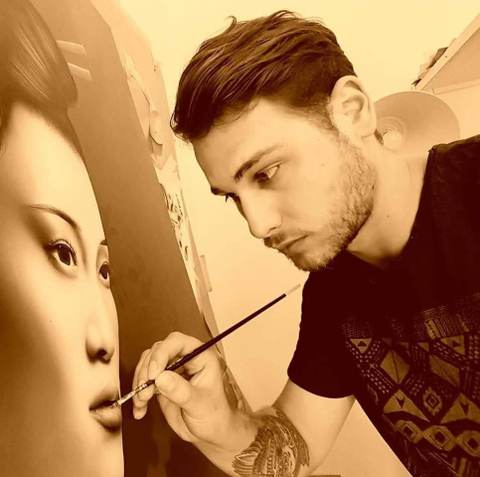 Portrait de Bruere Jérémy, artiste Hyperréalisme basé·e à Tours