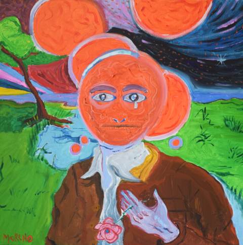 Rupture du ciel — Acrylique sur toile, 2023 — œuvre de Jean-Baptiste Moreno, art Expressionisme, fauvisme, art contemporain