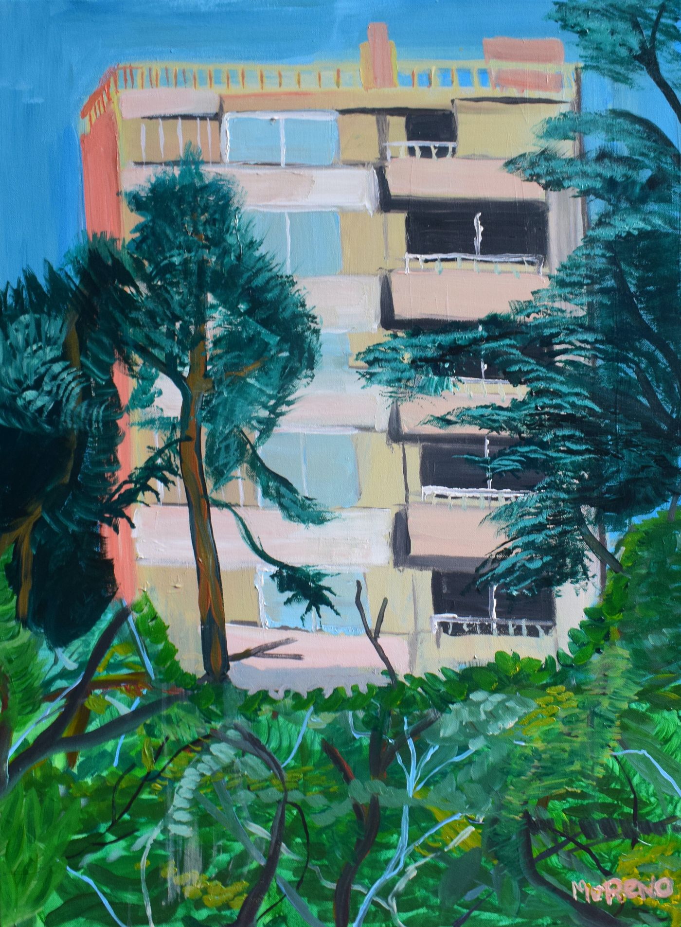 La Ronce — Acrylique , 2023 — œuvre de Jean-Baptiste Moreno, art Expressionisme, fauvisme, art contemporain