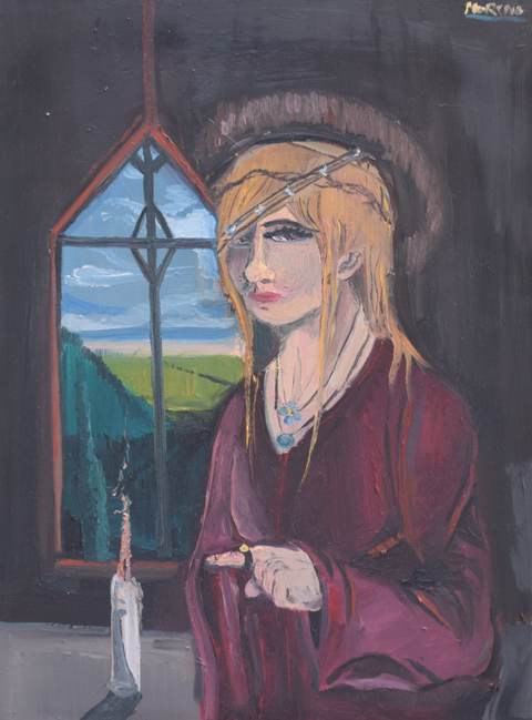 Aurora — Huile sur toile, 2025 — œuvre de Jean-Baptiste Moreno, art Expressionisme, fauvisme, art contemporain