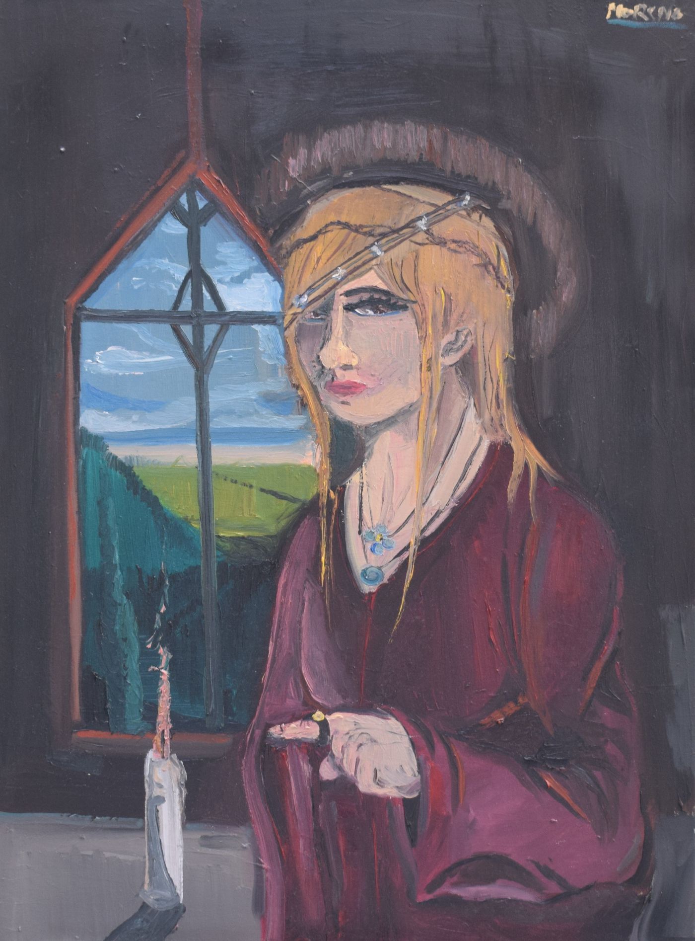 Aurora — Huile sur toile, 2025 — œuvre de Jean-Baptiste Moreno