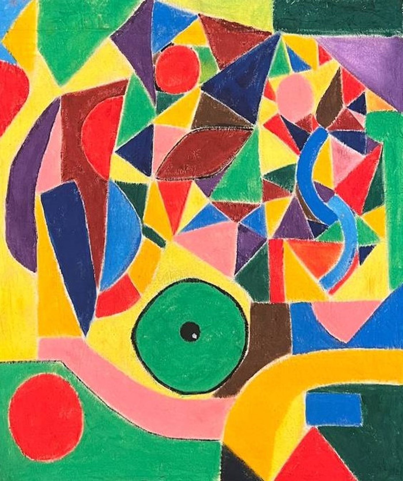 Danse Géométrique by Mary G — Acrylique sur toile, 2026 — œuvre de Mary G, art Art figuratif