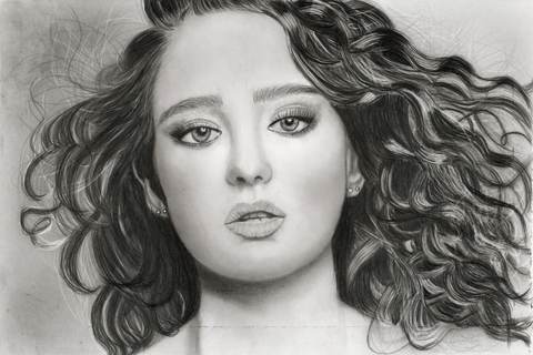 Beauté Éphémère par Mary G — Crayon graphite, 2019 — œuvre de Mary G, art Art figuratif